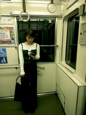 「GUCCI（グッチ）のアイテム（バッグ）」を使った、cpy__aさん（レディース・154cm）の冬コーディネート