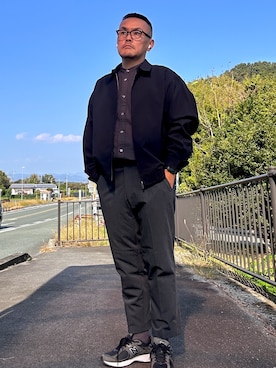 「アイテム（ブルゾン）」を使った、りゅうじさん（メンズ・171cm・40代）の秋コーディネート