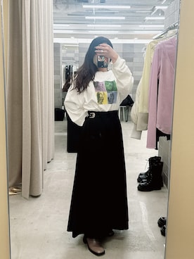 「着回しコーデ」｜mireさん（レディース・157cm）の冬コーディネート