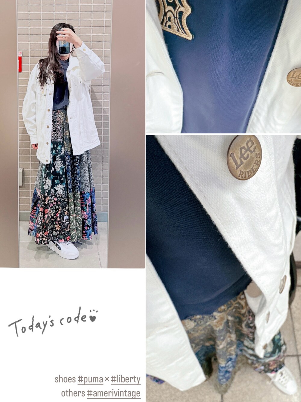 専用出品　AMERI × Lee OVERSIZE DENIM JACKET 老舗デニムブランド「Lee」と「AMERI」のコラボレーション第二弾