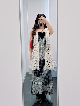 Ameri（アメリ）の「CAMILA FLARE DRESS（ワンピース）」 - WEAR