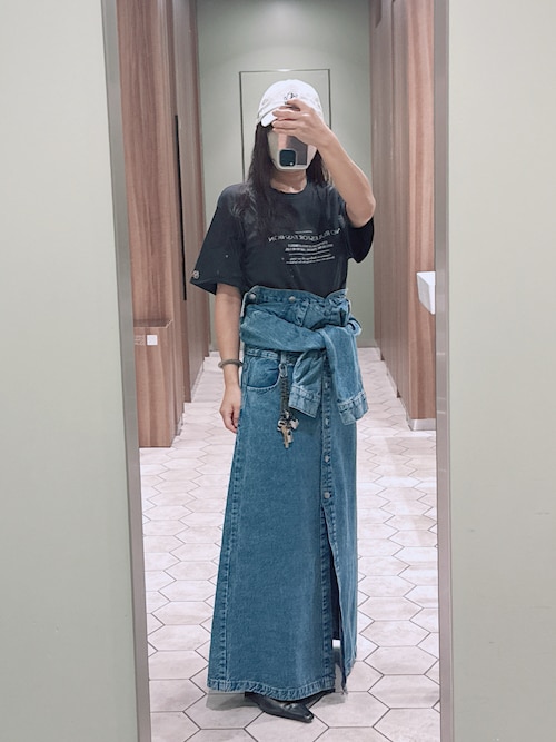 【aika様】　ZARA デニムワンピース M ZARA - ZARA デニムワンピース Mの通販 by 光｜ザラならラクマ