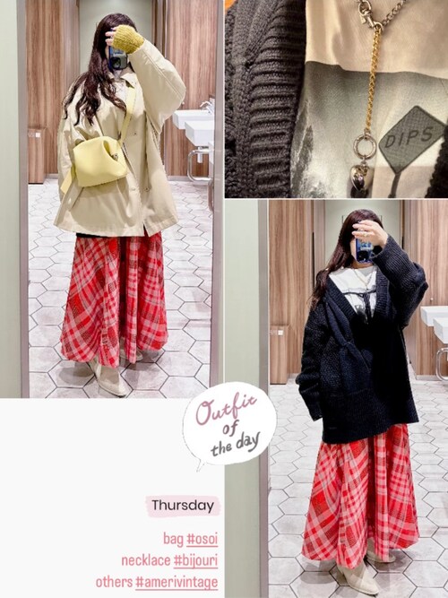 Ameri（アメリ）の「UND 2WAY CABLE BIG BIG KNIT TOP（ニット/セーター）」 - WEAR