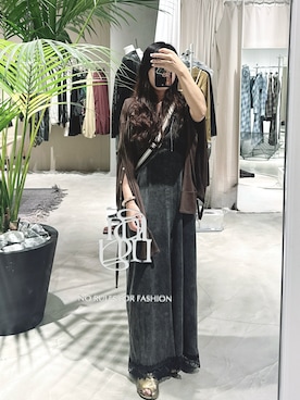 Ameri（アメリ）の「4WAY MOTIF DIVERSITY DRESS（ワンピース