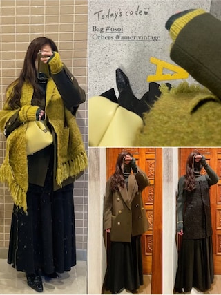 Ameri（アメリ）の「GLITTER TWEED VEST（ベスト）」 - WEAR