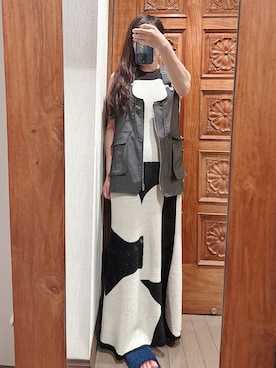 「AMERI」｜「アイテム（サンダル）」を使った、mireさん（レディース・157cm）の夏コーディネート