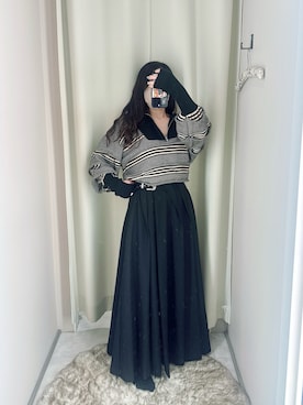 「着回しコーデ」｜mireさん（レディース・157cm）の冬コーディネート