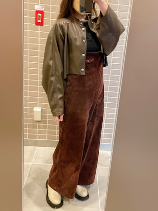 AMERI(アメリ)の「KNOT PATTERN SET UP(サロペット/オーバーオール ...