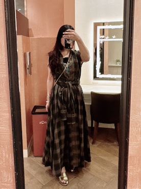 Ameri（アメリ）の「2PIECE SHEER LONG KNIT TOP（その他