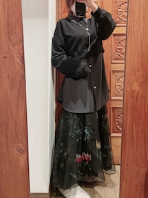 Ameri ソフィアオーガンジーレイヤードスカート 最安値】ameri SOFIA ORGANZA LAYERED SKIRT