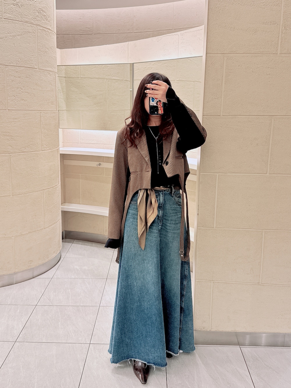 Ameri（アメリ）の「MEDI PURIPURI SHORT KNIT CARDIGAN（カーディガン