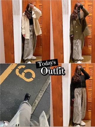 Ameri（アメリ）の「UND CHECK CARGO PANTS（カーゴパンツ）」 - WEAR