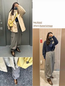 パンツ ameri vintage UND CHECK CARGO PANTS Ameri（アメリ）の「UND CHECK CARGO PANTS（カーゴパンツ