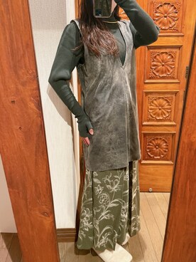 mireさん（レディース・157cm）の冬コーディネート