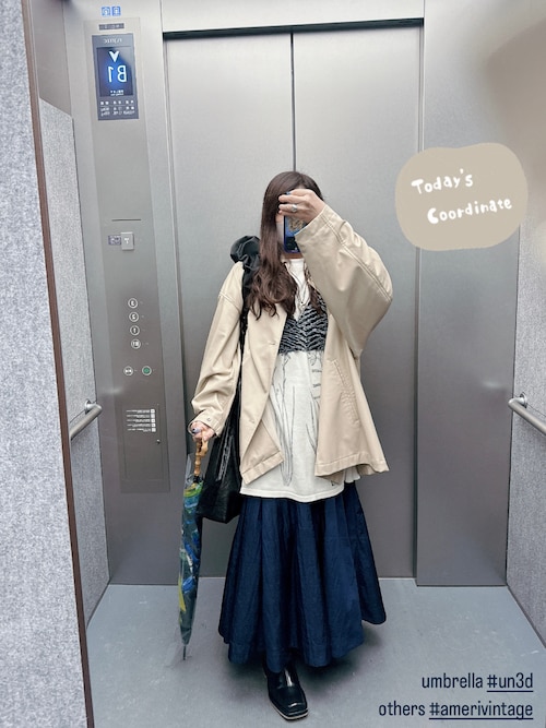 UN3D. リボーンアンブレラ 傘 UN3D. アンスリード USED美品 REBORN UMBRELLA リボーン