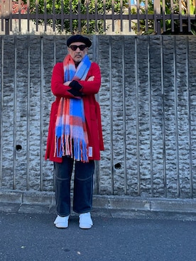 「アイテム（パンツ）」を使った、MACROMANCEさん（メンズ・170cm）の秋コーディネート