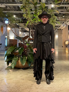 「STETSON（ステットソン）のアイテム」を使った、MACROMANCEさん（メンズ・170cm）の夏コーディネート