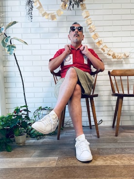 「アイテム（パンツ）」を使った、MACROMANCEさん（メンズ・170cm・60代）の夏コーディネート