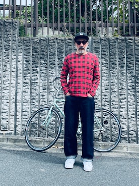 「アイテム（Tシャツ/カットソー）」を使った、MACROMANCEさん（メンズ・170cm）の秋コーディネート