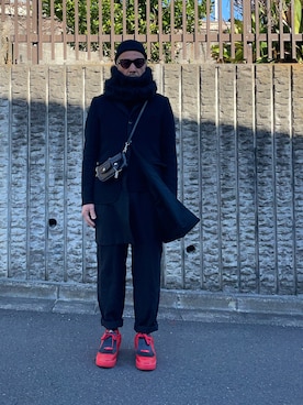 ラッドミュージシャン マフラー lad musician LAD MUSICIANのマフラーを使った人気ファッションコーディネート - WEAR