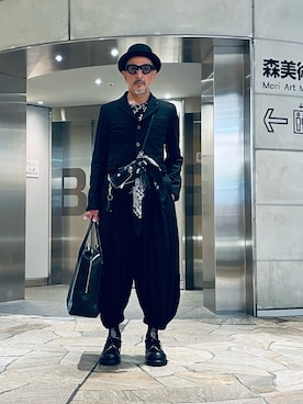 「COMME des GARCONS（コムデギャルソン）のアイテム」を使った、MACROMANCEさん（メンズ・170cm）の秋コーディネート