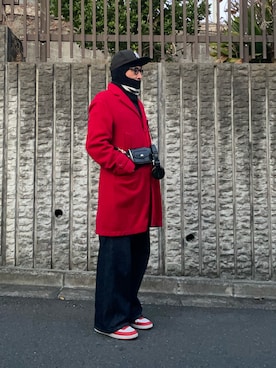 「COMME des GARCONS（コムデギャルソン）のアイテム」を使った、MACROMANCEさん（メンズ・170cm）の冬コーディネート