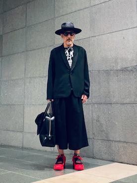「STETSON（ステットソン）のアイテム」を使った、MACROMANCEさん（メンズ・170cm）の夏コーディネート