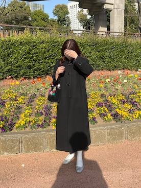 「ミニトート」｜「アイテム（パンプス）」を使った、mさん（レディース・152cm）の春コーディネート