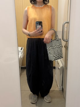 「KEEN（キーン）のアイテム」を使った、ハナレさん（レディース・154cm）の夏コーディネート