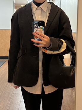 「Aeta（アエタ）のアイテム」を使った、ハナレさん（レディース・154cm）の冬コーディネート