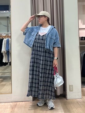 「Green　Parks（グリーンパークス）のアイテム」を使った、Himeno *さん（骨格ストレート・レディース・157cm）の夏コーディネート