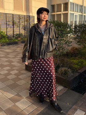 UKIさん（レディース・155cm）の冬コーディネート