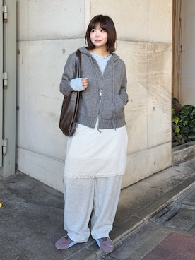 UKIさん（レディース・155cm）の春コーディネート