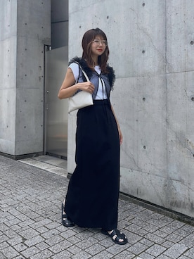 「アイテム（その他トップス）」を使った、UKIさん（レディース・155cm・20代）の夏コーディネート