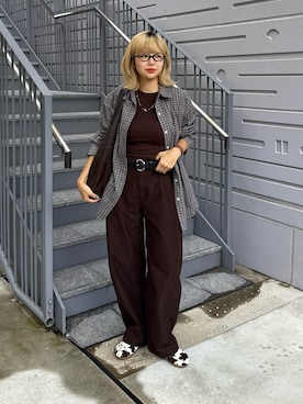 UKIさん（レディース・155cm）の夏コーディネート