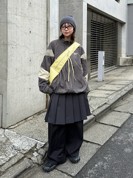 「coen（コーエン）のアイテム」を使った、UKIさん（レディース・155cm）の春コーディネート