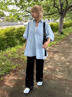 「Firsthand（ファーストハンド）のアイテム」を使った、UKIさん（レディース・155cm）の春コーディネート