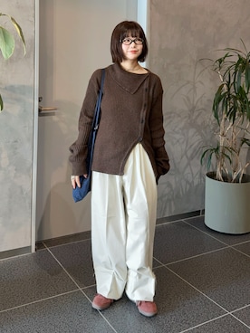 UKIさん（レディース・155cm）の冬コーディネート