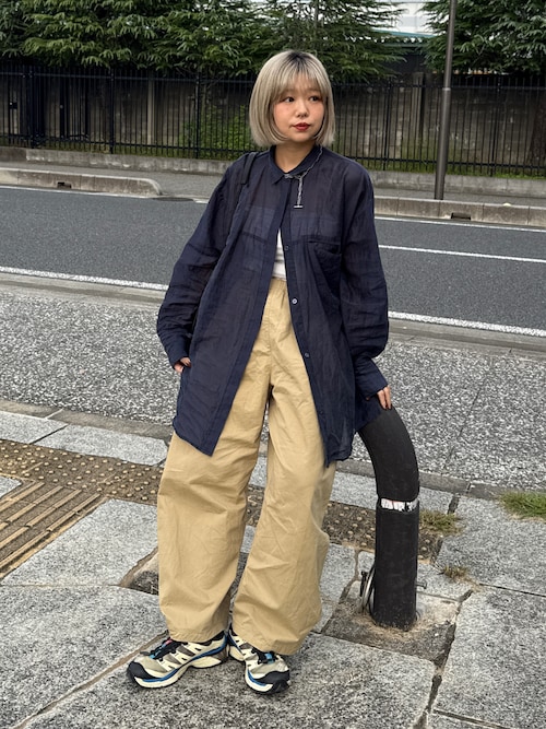 「feepur(フェピュール)のカップ付き2wayブラトップ(キャミソール)」を使った、UKIさん(レディース・155cm)の秋コーディネート