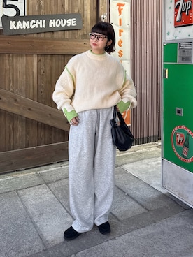 「アイテム（シューズ）」を使った、UKIさん（レディース・155cm・20代）の秋コーディネート