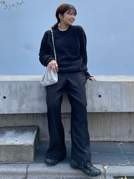 「新星WEARISTAにエントリー」｜UKIさん（レディース・155cm）の冬コーディネート