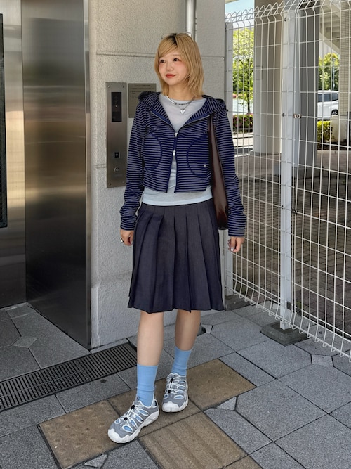 セール】zip-up long tee hoodie / ジップアップロンTフーディ