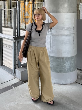 「DRWCYS（ドロシーズ）のアイテム」を使った、UKIさん（レディース・155cm）の夏コーディネート