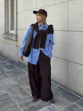 「lit（リット）のアイテム」を使った、UKIさん（レディース・155cm）の春コーディネート