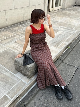 UKIさん（骨格ストレート・レディース・155cm）の夏コーディネート