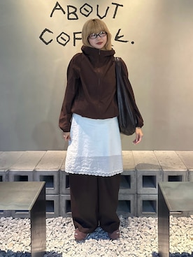 「Didot.showroom（ディドット ショールーム）のアイテム」を使った、UKIさん（レディース・155cm）の春コーディネート