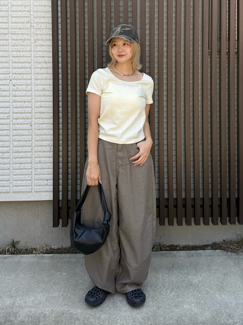 「MERRELL（メレル）のハイドロ ネクスト ジェン モック（サンダル）」を使った、UKIさん（レディース・155cm）の春コーディネート