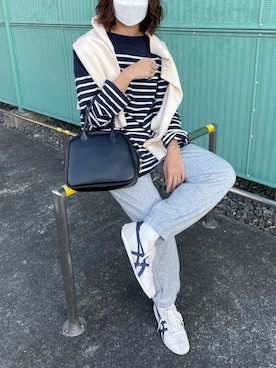 「SEEK（シーク）のアイテム」を使った、UKIさん（レディース・155cm）の秋コーディネート