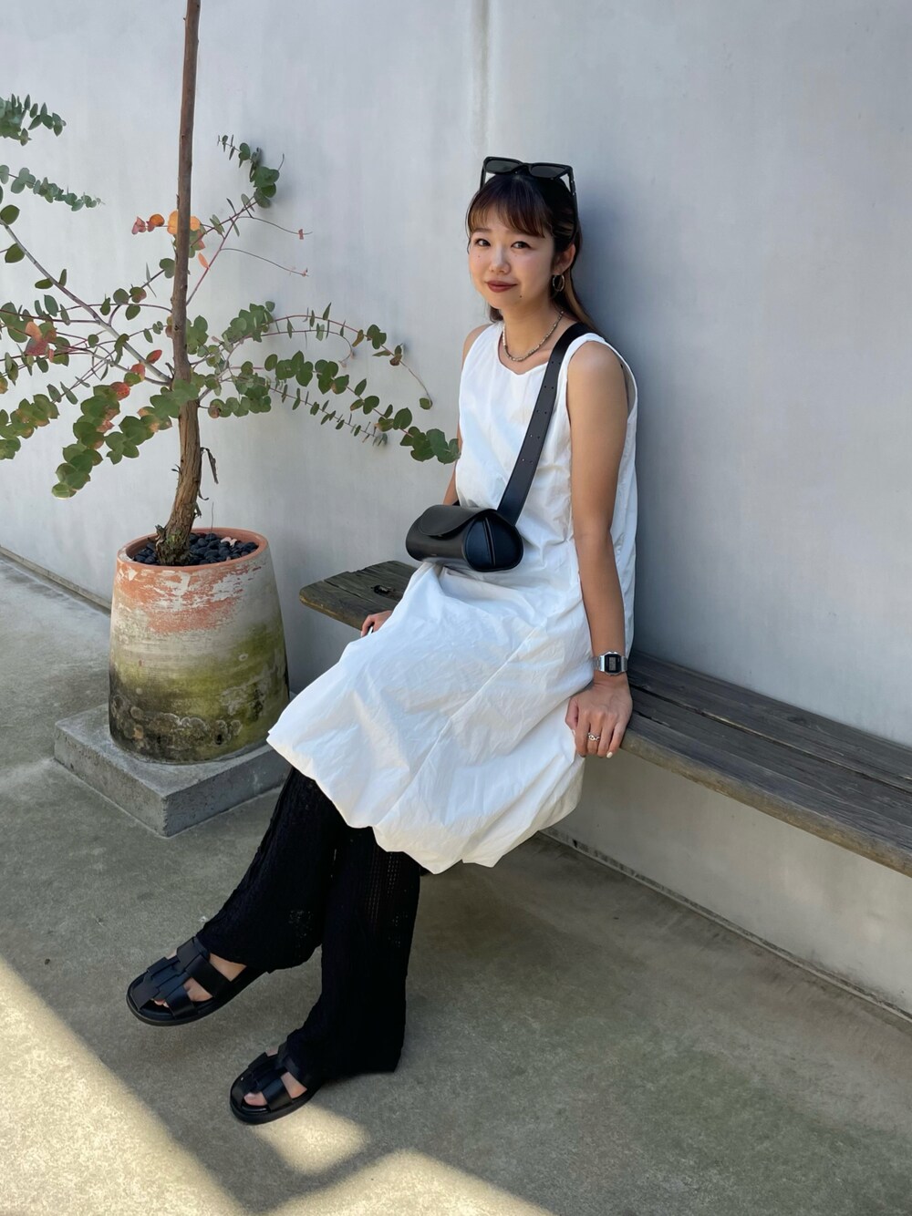 MAISON SPECIAL メッシュコンビアウトシームフレアパンツ