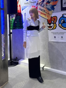 「FUULLY STUDIO（フーリィーステューディオ）のアイテム」を使った、UKIさん（レディース・155cm）の春コーディネート